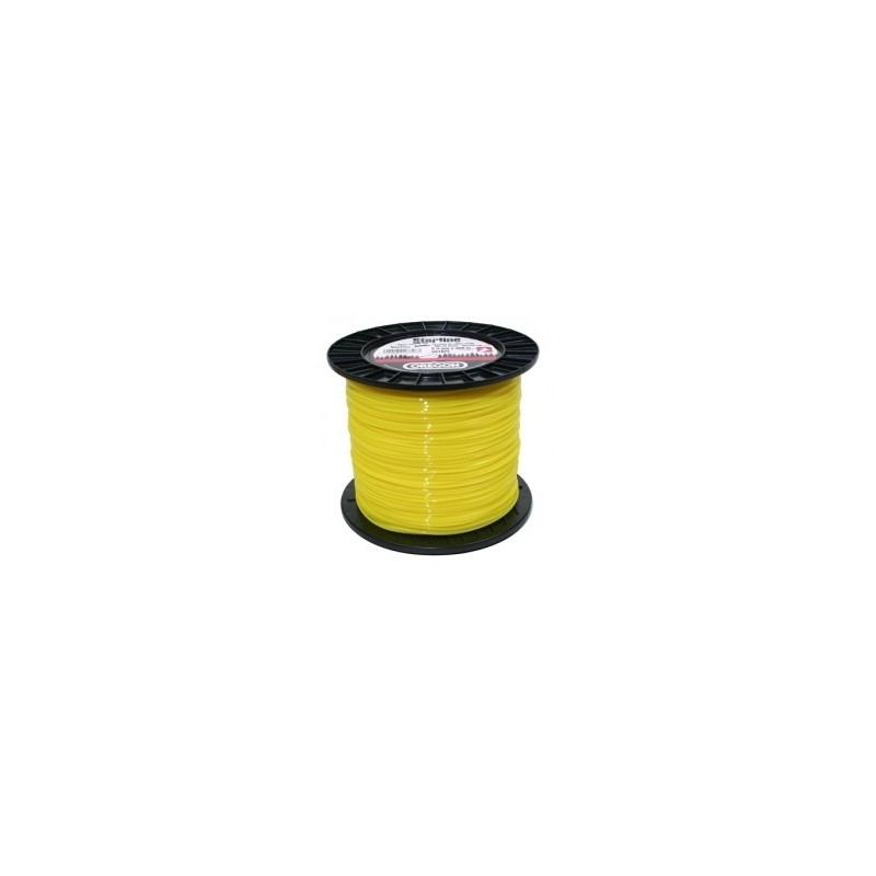 Žlutá žací struna OREGON do křovinořezu - kulatá 2,4mm x 360m