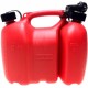 Kanystr na palivo 6L a olej 3L FIORDLAND červený s nalévacím hrdlem 562405