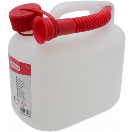 Kanystr Oregon 5L bílý s nalévacím hrdlem (O42-972)