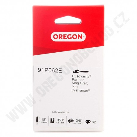 Pilový řetěz OREGON - STANDARD 3/8” 1,3 mm - 62 článků 91P062E