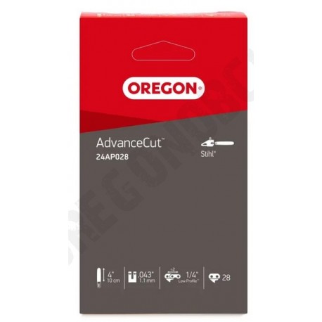 Pilový řetěz Oregon AdvanceCut 1/4‘' 1,1 mm (24AP028E)
