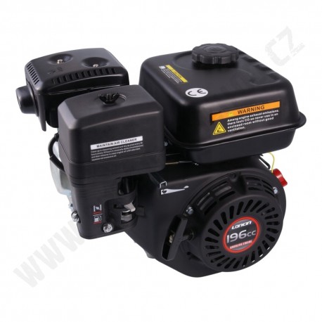Spalovací motor Loncin - 4,1kW/3600 ot/min - hřídel 19,05mm x 61mm - EURO 5 s olej. senzorem + olej.(LCG200F-R-E5/FOAG)