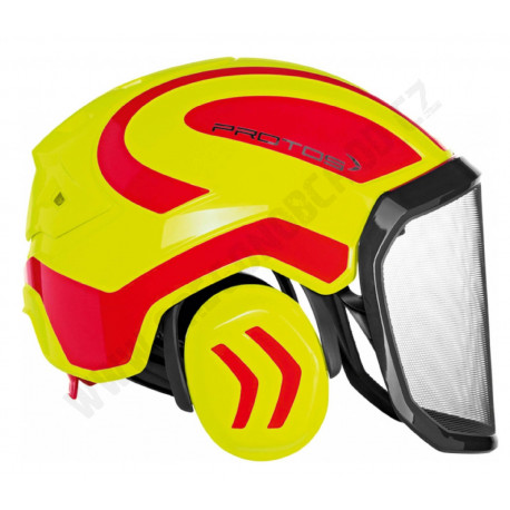 Ochranná přilba Protos červeno/žlutá (20400221U)