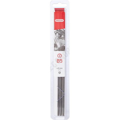 Pilník kulatý OREGON 4,0 mm - 3ks v blistrovém balení
