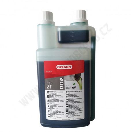 Olej Oregon pro 2T motory 1L s odměrkou- zelený (O10-6370)