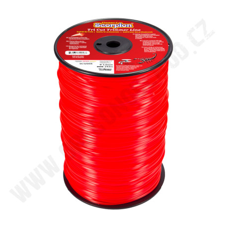 Žací struna Scorpion - trojhran   3,0 mm x 243 m (SC120S5-6RT)