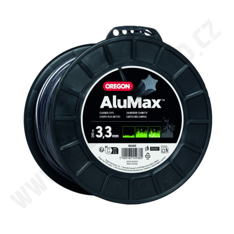 Žací struna OREGON ALUMAX  - hvězda 3,3mm x 200m NYLIUM (106361En)
