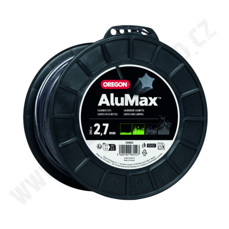Žací struna Oregon ALUMAX - hvězda 2,7mm x 280m (559055n)