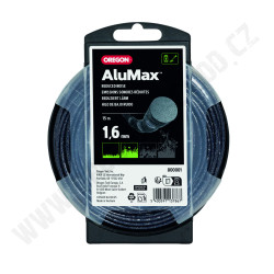 Žací struna OREGON ALUMAX tichá - kulatá zatočená 1,6 mm x 15m (800001n)