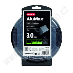 Žací struna OREGON ALUMAX - čtverec 3,0mm x 40m (109522En)
