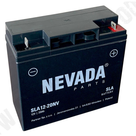 Gelová baterie NEVADA 20Ah/12V (181x77x167mm) (CCA 140A) P+ (SLA12-20AG)