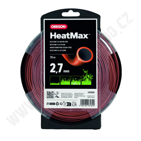Žací struna OREGON HEATMAX 2,7mm x 70m (545820)