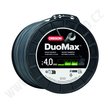 Žací struna OREGON DUOMAX - kulatá 4,0mm x 64m (581220)
