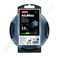 Žací struna OREGON ALUMAX - hvězda 2,0mm x 15m (581222n)