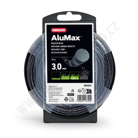 Žací struna OREGON ALUMAX - kulatá  3,0 mm x 15m (800005n)