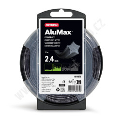 Žací struna OREGON ALUMAX - hvězda 2,4 mm x 15 m (110985En)