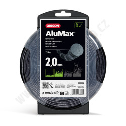 Žací struna OREGON ALUMAX tichá - kulatá zatočená  2,0 mm x 126 m (800009)