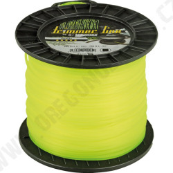 Žací struna žlutá TECOMEC čtverec – 2,7 mm x 240 m (5200085)