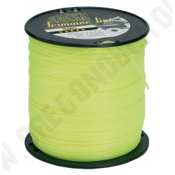 Žací struna žlutá TECOMEC kulatá – 2,7 mm x 215 m (5200193)