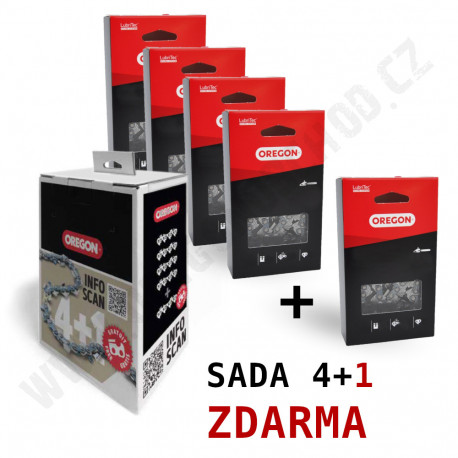 PROMO AKCE 4+1 ZDARMA řetěz pilový  3/8", 1,6 mm - 60 článků POWERCUT (hranatý zub) 75EXL060E-P
