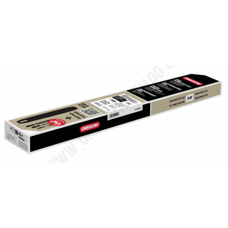 Sada - Vodící lišta Oregon AdvanceCut HD 16" (40cm) .3/8" 1,6mm 163SLHD025 + 2x řetěz 75EXL060E + ZDARMA ostření 558551