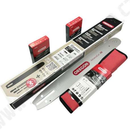 Sada vodící lišta ADVANCECUT HD 18" (45cm) 3/8" 1,5 mm 188SLHD009 + 2x řetěz 73EXL068E + ZDARMA sada na ostření 558551