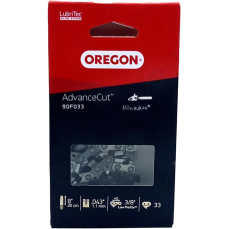 Pilový řetěz OREGON AdvanceCut 3/8", 1,1 mm – 33 článků (90F033E)