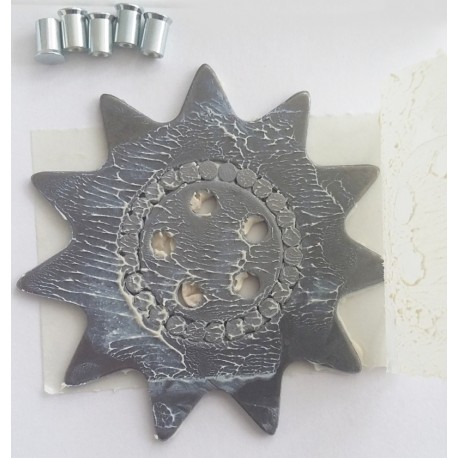 Vodící kolečko 5-nýtů, 3/8", 1.5mm