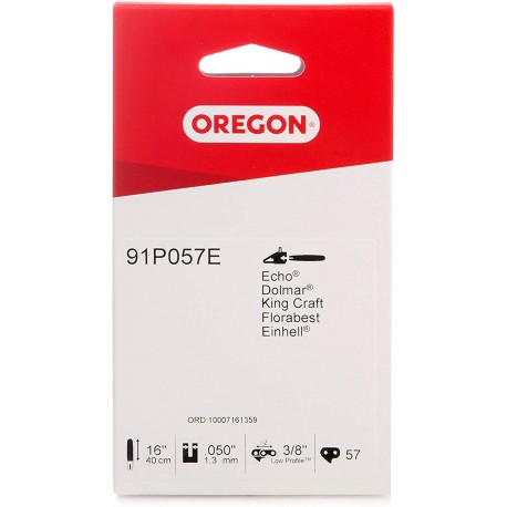 Pilový řetěz Oregon 3/8” 1,3mm - 57 článků 91P057E