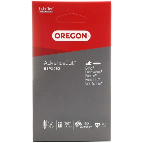 Pilový řetěz OREGON - ADVANCECUT 3/8” 1,3 mm - 52 článků 91PX052E