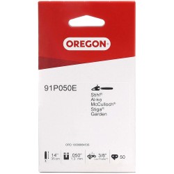 Pilový řetěz Oregon 3/8” 1,3mm - 50 článků 91P050E