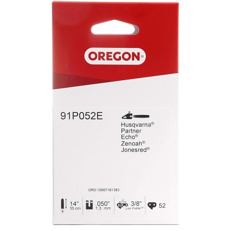 Pilový řetěz Oregon 3/8” 1,3mm - 52 článků 91P052E 