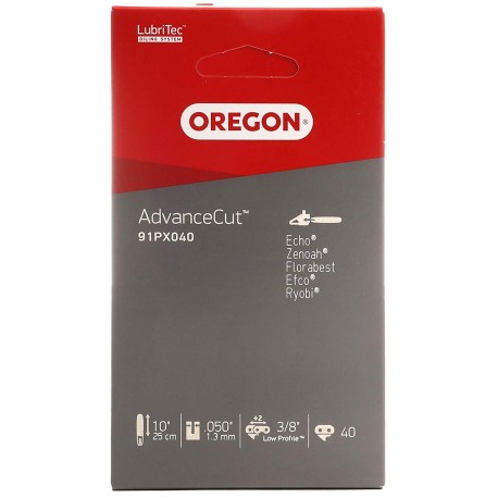 Pilový řetěz OREGON - ADVANCECUT 3/8” 1,3 mm - 40 článků 91PX040E