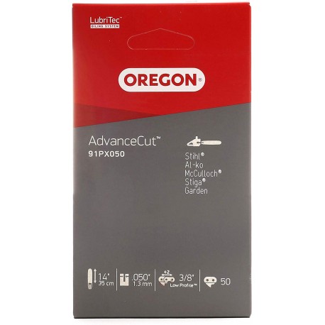 Pilový řetěz OREGON - ADVANCECUT 3/8” 1,3 mm - 50 článků 91PX050E