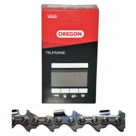 Pilový řetěz  Oregon POWERCUT 3/8" 1,6mm - 56 článků (hranatý zub) 75LPX056E