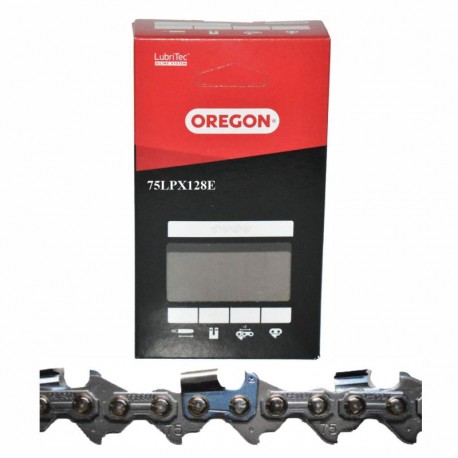 Pilový řetěz Oregon POWERCUT 3/8" 1,6mm - 128 článků (hranatý zub) 75LPX128E