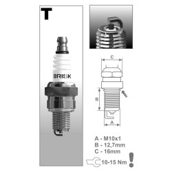 Zapalovací svíčka Brisk - (B-TR17C)