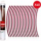 Žací struna do křovinořezů červená Techni-Blade 7,00mm x 26cm x 40ks (539174)
