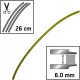 Žací struna žlutá Oregon Techni-Blade 6,0 mm x 26 cm x 205 ks (525243)