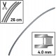Žací struna do křovinořezů FLEXIBLADE 4,00mm x 26cm x 20ks (111116E)