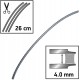 Žací struna Oregon FLEXIBLADE 4,0 mm x 26 cm x 20 ks (111116E)