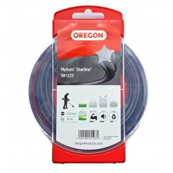 Žací struna  Oregon NYLIUM HVĚZDA 2,0 mm x 15 m (581222)